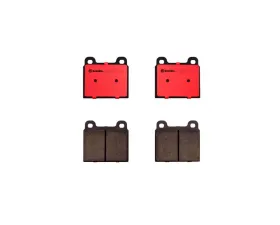 Brembo Brakes Premium NAO Ceramic Brake Pads P85002N for Teves System Vehicles