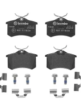 Brembo Brakes Premium Low-Met Brake Pads for Audi & Volkswagen, WVA 20961, 17.2mm Thickness                                     - P85020 - Image 3