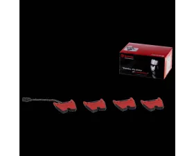 Brembo Brakes Premium NAO Ceramic Brake Pads for Audi R8, RS4, RS6, 2003-2009