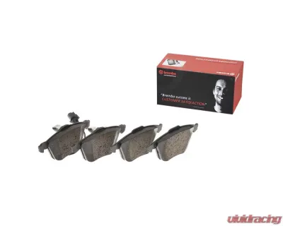 Brembo Brakes Premium Low-Met OE Equivalent Brake Pads for Volkswagen CC, GTI MK5, Passat - P85079
