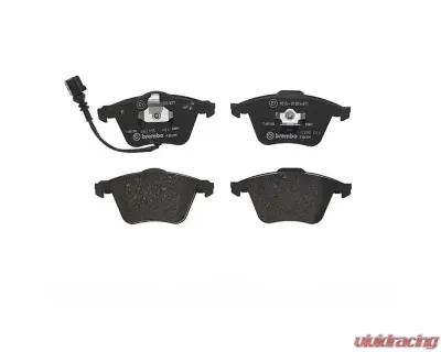 Brembo Brakes Premium Low-Met OE Equivalent Brake Pads for Volkswagen CC, GTI MK5, Passat - P85079