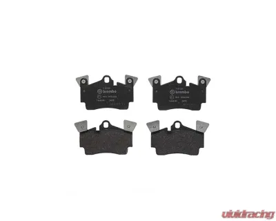 Brembo Brakes Premium Low-Met Brake Pads for Porsche 955 Cayenne 2005-2006, 16.2mm Thickness - P85088