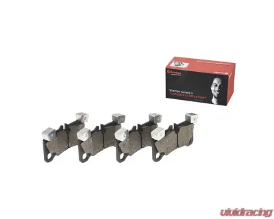 Brembo Brakes Premium Low-Met Brake Pads for Porsche 957 Cayenne 2008-2010, WVA 24296 - P85103