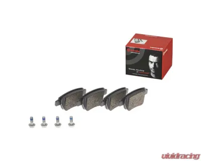 Brembo Brakes Premium Low-Met OE Equivalent Brake Pads for Audi, VW Golf, Jetta, Passat - P85114