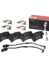 Brembo Brakes Premium Low-Met OE Equivalent Brake Pads for Audi A6, A8, S8 2011-2018                                     - P85117 - Image 3