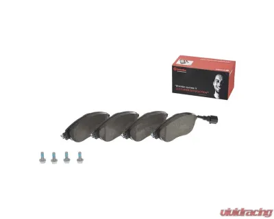 Brembo Brakes Premium Low-Met Brake Pads for Volkswagen CC 2013-2016, 19.8mm Thick - P85131