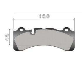 Brembo FM1000 M Caliper Brake Pad