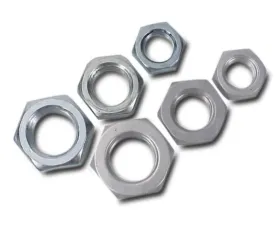 AFCO 1/4-28 LH Jam Nut Yel Zinc