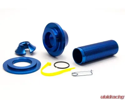AFCO 5" OD Spring 7" Sleeve Aluminum Big Body Steel Shock Blue Anodized Coilover Kit - 20125A-7K