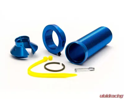 AFCO 1.875" ID Spring 7" Sleeve Blue Anodized Aluminum Coilover Kit Small Body Steel Shock - 20125SB-7