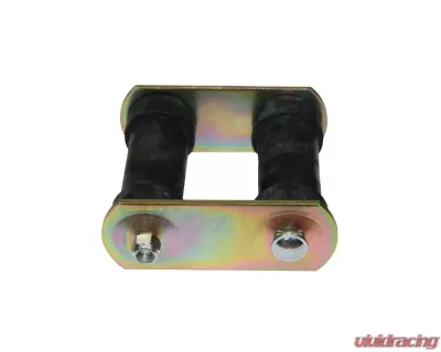 AFCO 2-1/2" Wide Spring Rubber Bushings Steel Zinc Oxide Spring Shackle Chevrolet Camaro 1976-1981 - 20236-2