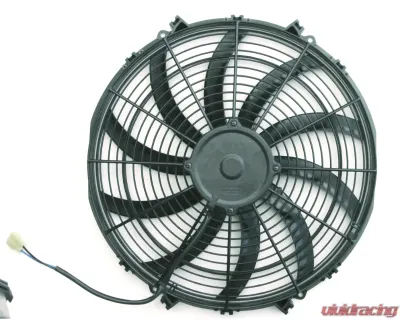 AFCO Spal S-Blade Electric Fan 10" 802 CFM Weatherpack Connectors w/ Pigtail - 700050045