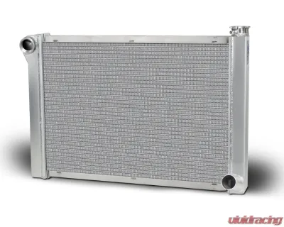 AFCO 1.25" Tube w/ Universal 20AN-F Inlet Lightweight Aluminum Radiator Single Row - 80103LWN-U