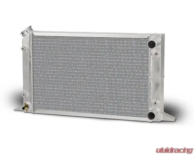 AFCO Lightweight Single Row Sirocco Radiator RH Double Pass w/ Filler Top Left 1.25", 1.25" Outlet - 80104LWNA