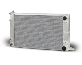 AFCO 1-1/2 Inlet 1-3/4 Outlet Aluminum Radiator Sirocco Right Hand Double Pass
