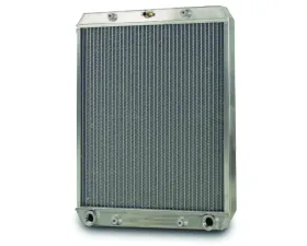 AFCO 3/4 FNPT Inlet 3/4 FNPT Outlet Aluminum Radiator Dragster/Roadster Double Pass