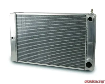 AFCO 27.5" Double Pass 1.25" Inlet Aluminum Radiator Circle Track Chevrolet - 80133N