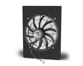 AFCO Aluminum Shroud Only Single Black Shroud Chevrolet Engine Radiator Ford 1942-1948