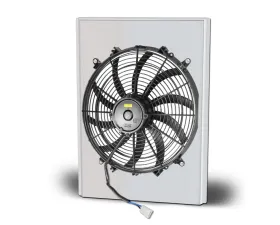 AFCO Aluminum Shroud Only Single Polished Shroud Chevrolet 1937 & 1939