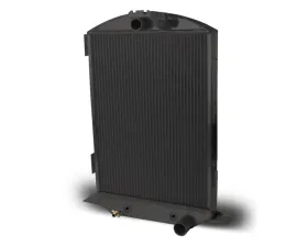 AFCO Aluminum Black Radiator Ford w/GM V8 1932