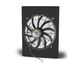 AFCO Aluminum Shroud Only Single Black Shroud Ford 1932