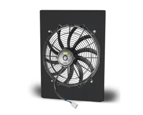 AFCO Aluminum Shroud Only Single Black Shroud Ford 1936