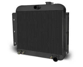 AFCO Aluminum Black Radiator Chevrolet 1955-1956