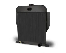 AFCO Aluminum Black Radiator Black Engine Ford 1949-1953