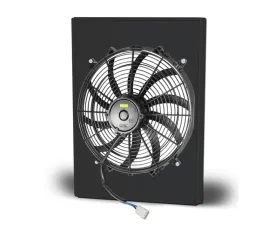 AFCO Aluminum Shroud Only Single Black Shroud Engine Ford 1949-1953