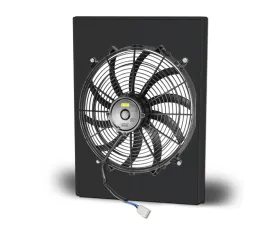 AFCO Aluminum Shroud Only Single Black Shroud Chevrolet 1942-1948