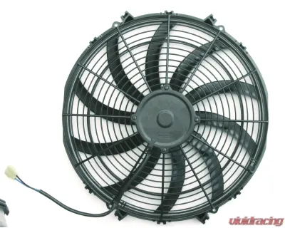 AFCO S-Blade Electric Fan 16" 2170 CFM Standard Connectors w/ Pigtail - 80177