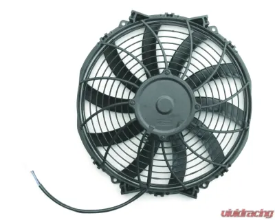 AFCO S-Blade Electric Fan 12" 1155 CFM Standard Connectors w/ Pigtail - 80180