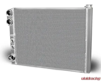 AFCO 27.5 x 19 x 1.50 Core Universal 20 AN Female Inlet Double Pass Radiator Chevrolet - 80185FNDP-UD