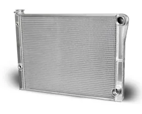 AFCO 27.5 x 19 x 1.50 Core Universal 20 AN Female Inlet w/ 1/2 & 1/8 Bung Double Pass Radiator Chevrolet