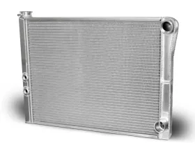 AFCO 27.5 x 19 x 1.50 Core Universal 20 AN Female Inlet w/ 1/2 & 3/8 Bungs Double Pass Radiator Chevrolet