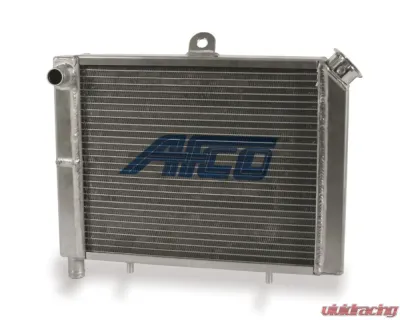 AFCO 1" Inlet/Outlet Mini/Micro Sprint Aluminum Satin Cage Mount Double Pass - 80207-1