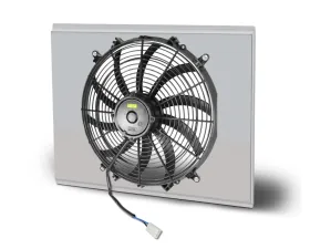 AFCO Aluminum Shroud Only Single Satin Shroud Chevrolet Truck & Blazer 1967-1972