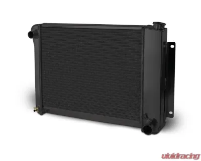AFCO 26" Wide Aluminum Black Radiator Small Block w/ Trans Cooler Chevrolet Camaro w/ SBC 1967-1969 - 80250-B-NA-Y