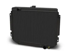 AFCO Aluminum Black Radiator Downflow Chevrolet Chevelle w/ BBC & SBC 1966-1967