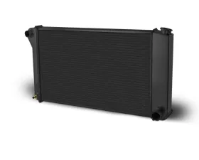 AFCO Aluminum Black Radiator Crossflow Chevrolet Chevelle 1968-1977