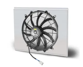 AFCO Aluminum Shroud Only Single Polish Shroud Chevrolet Camaro 1970-1981