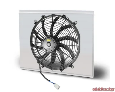 AFCO Aluminum Shroud Only Single Polish Shroud Chevrolet Camaro 1970-1981 - 80255-F-SP-N