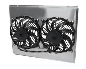 AFCO Aluminum Shroud Only Dual Satin Shroud Pontiac LeMans | Chevrolet Monte Carlo 1978-1987