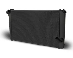 AFCO Aluminum Black Radiator Chevrolet Corvette w/ BB & SB 1973-1976