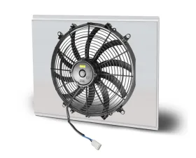 AFCO Aluminum Shroud Only Single Polish Shroud Chevrolet Corvette w/ BB & SB 1973-1976