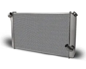 AFCO Aluminum Satin Radiator Chevrolet Corvette w/ BB & SB 1973-1976