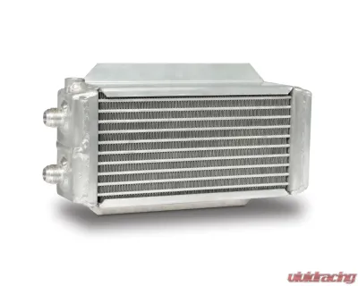 AFCO 10AN Fittings 14.5 x 6.5 Aluminum Oil Cooler Deck Mount - 80268-10
