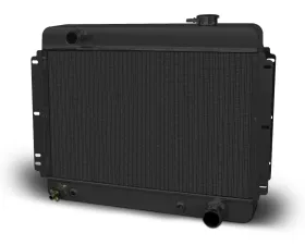 AFCO Aluminum Black Radiator Downflow Chevrolet Nova 1962-1967