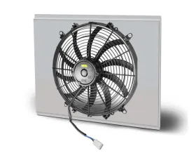 AFCO Aluminum Shroud Only Single Satin Shroud Chevrolet Nova 1962-1967