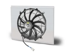 AFCO Aluminum Shroud Only Single Polish Shroud Chevrolet Nova 1968-1974